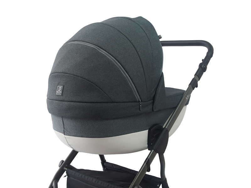 Mio Grey - a pram with gray accessories 